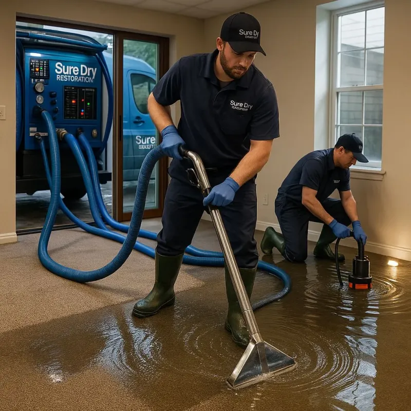 Water Extraction and Removal process in North Springfield, VA